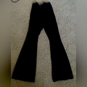 black corduroy pants